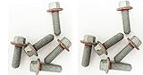 General Motors LS1 LS2 LS6 LS7 Camshaft Bolts, Pack of 10, 1997-2018, OEM 12556127, Silver, Hex Head, M4 Thread, Right Hand, Grade 2 Carbon Steel, Zinc Finish