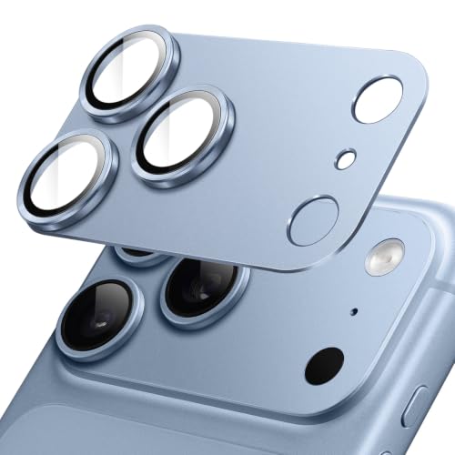 Image of JETech Camera Lens Protector Guard for iPhone New Pro Max, Light Blue