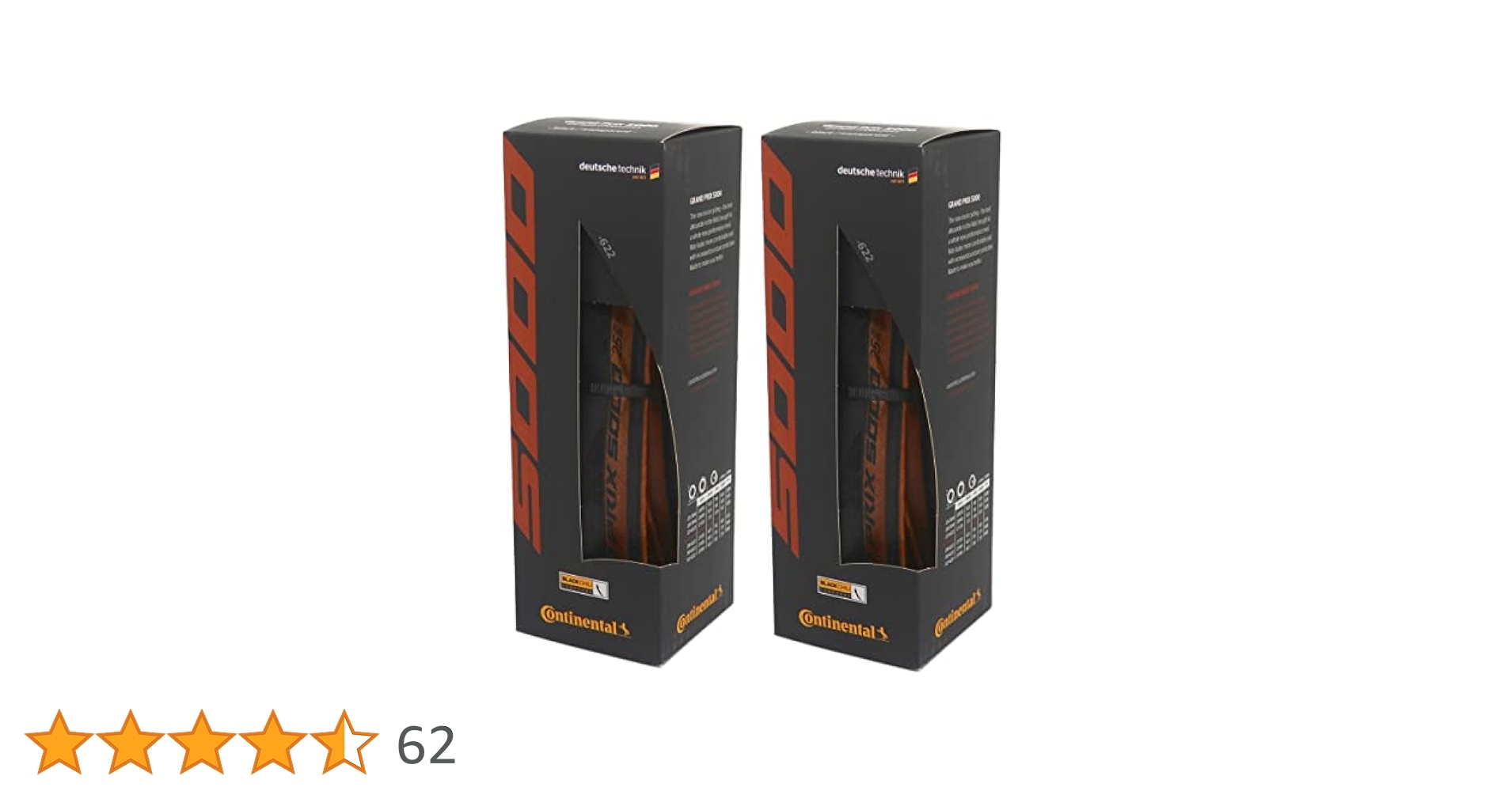 コンチネンタル　グランプリ5000　トランスペアレントスキン　2本セット Amazon.co.jp: 2本セット Continental(コンチネンタル) GRAND