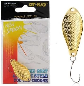 N5 Fish Scale Spoon Lure 2g (Gold)