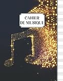 Cahier De Musique Avec Portée et Carreaux: 14 Portées Par Page Et Page Grands Carreaux | Idéal pour les débutants et professionnels | 126 pages | Grand format A4
