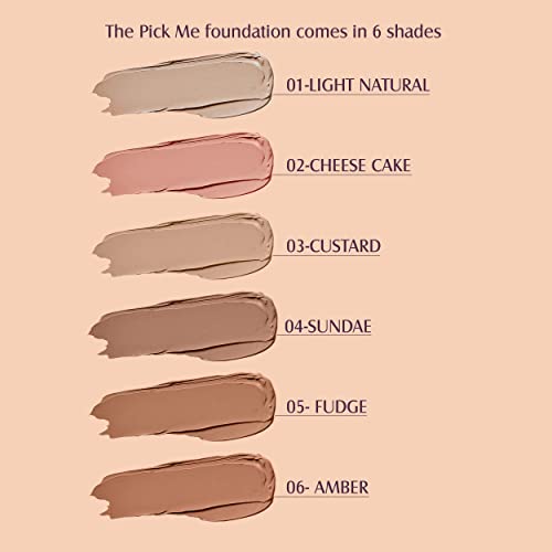 Image of Glam21, Pick Me! Matte Foundation for Non-sticky Instant Spotless Glow with Long Day Matte Coverage | Increase Skin Breathability | F6514, Shade-04
