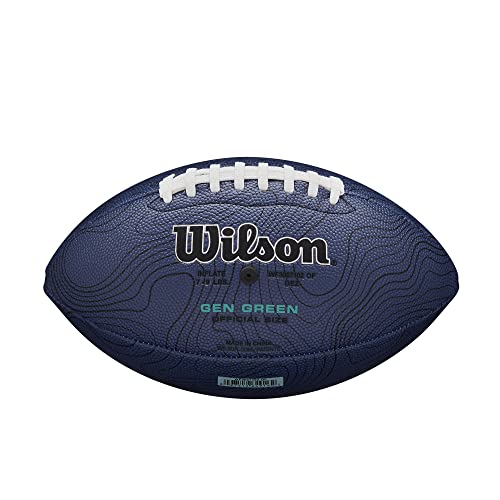 Wilson Nfl Stride Pro Eco Football - Navy, Official Size #TOP1