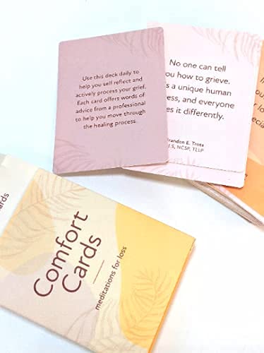 CuddleBuddys Calming Grief and Bereavement Healing Cards #TOP23