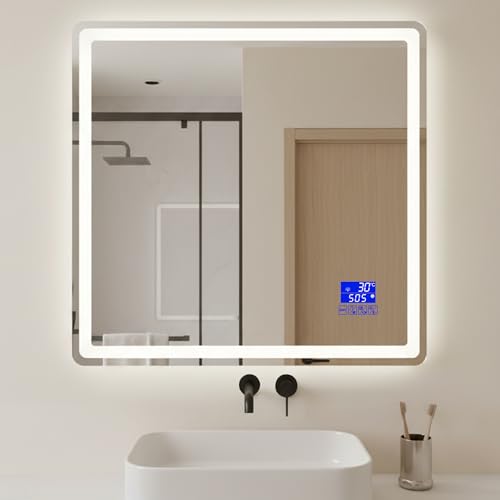 LARDECOR: Espejo con Bluetooth y Luz LED