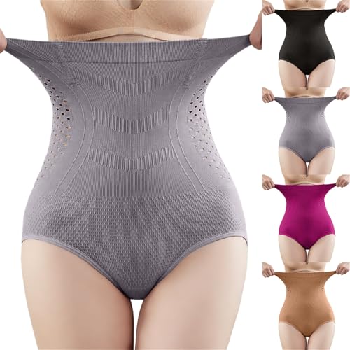 Short Gainant 4 en 1 Pauraju Short Sculptant Thermogénique Brûleur De Graisse Pauraju à microparticules, modeleur de Restauration de Fibre Unique Gainant Ventre Plat Taille Haute pour Femme
