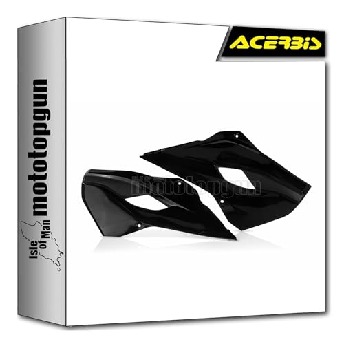 Écopes de radiateur Acerbis contre la surchauffe Husqvarna TE 300 2014-2016 noir
