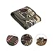 TOURBON Folding Rifle Cartridge Holder Ammo Wallet Pouch with Elastic Loops (Camouflage)