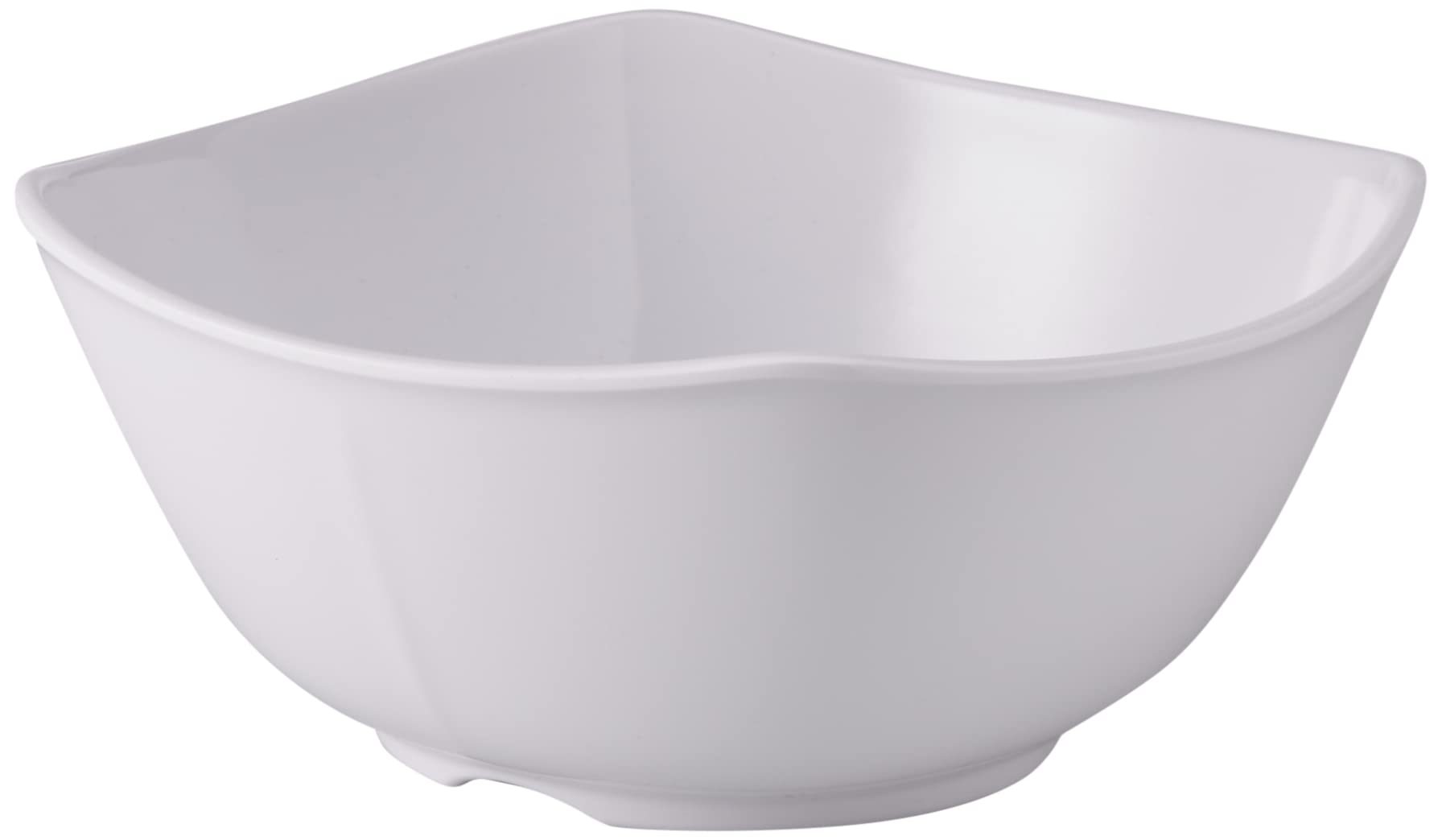 Lacor 62784 Melamine Square Bowl, 215 x 215 x 95 mm, White