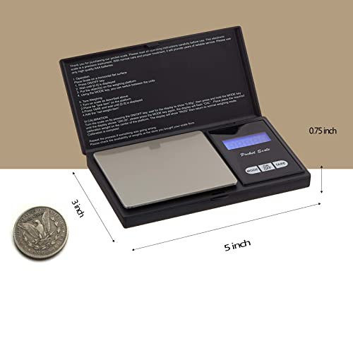 Weigh Gram Scale Digital Pocket Scales 500G By 0.01G Grams For Jewelry (Battery Included) #TOP1