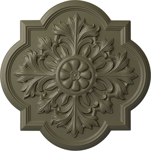 Ekena Millwork CM20BOSSF Bonetti Ceiling Medallion, Spartan Stone