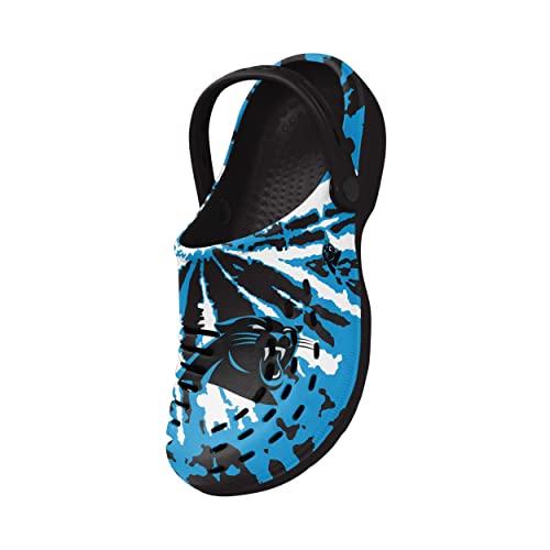 Image of FOCO Mens NFL Team Logo Tie-dye Garden Water Sandals Shoes Slipper Clogs with Strap