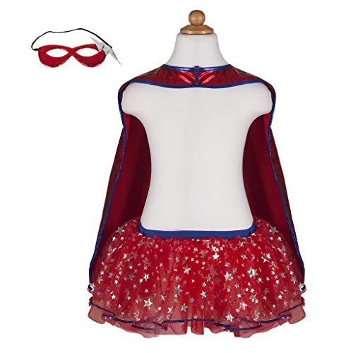 Great Pretenders 67675, Red Star Superhero Set for Kids, US Size 4-6