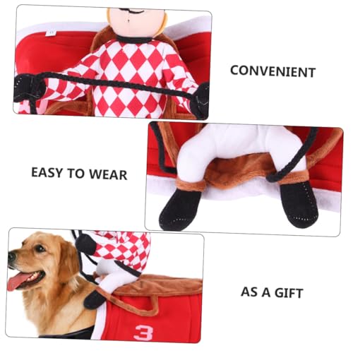 Disfraz Dog Costume Algodón Térmico Rojo Talla M miniatura 4
