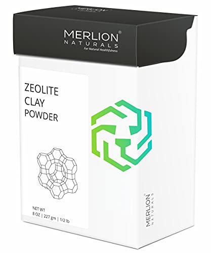 Zeolite Clay Powder by Merlion Naturals | All Natural with Pure Herbs | For Healthy Hair & Skin
