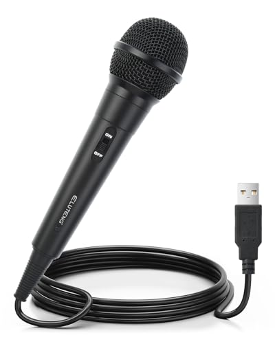 ELUTENG For Switch Nintendo カラオケマイク 3Mケーブル付き USB接続...