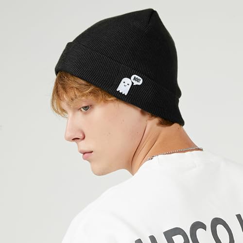 Image of Cool Graphic Beanie for Men and Women - Black