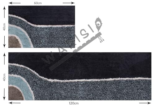 Image of Cotton Kitchen Doormat| Floor Mat | Door Mat| Anti-Slip, Soft,Washable, Printed, Designer, for Floor, Kitchen, Room Offices (120L X 40W & 60L X 40W Centimetre), Rectangular (Design-2)