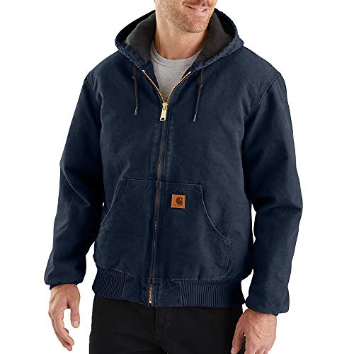 Image of Carhartt Men's Big-Tall Quilted Flannel Lined Sandstone Active Jacket