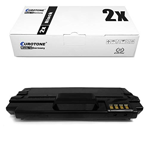 Toner Samsung SCX 4500 W Eurotone noir - Lot de 2 cartouches ML-D1630A pour imprimante laser