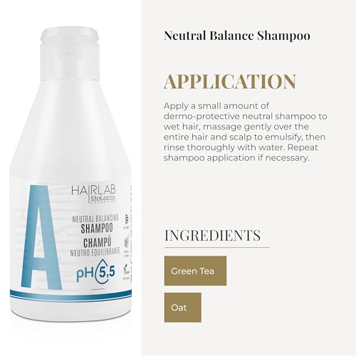 SALERM - Champú Neutro Dermoprotector - Hair Lab Neutral Balancing - 300 ml - pH Neutro - para Todo Tipo de Cabellos - con Vitaminas B y C - Hidrata y Cuida el Cuero Cabelludo - Anti Encrespamiento - imagen 4