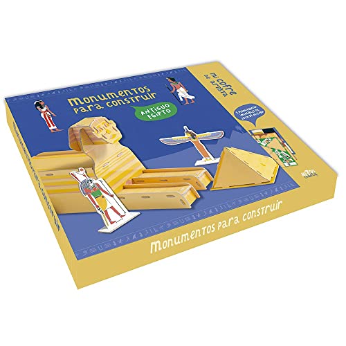 Auzou XOU-3893029 Unglaubliche Denkmäler zum Erstellen: Altes Ägypten, bunt