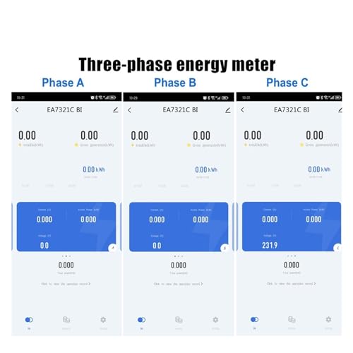 Relé inteligente Tuya ZigBee trifásico bidireccional con Modbus RTU para carril DIN 3