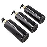 MOSUNDI LEERE NACHFÜLLBARE PUMPFLASCHEN, 500 ML, 3 STÜCK, AUSLAUFSICHERE LOTIONSPENDER FÜR SHAMPOO, CONDITIONER, HANDSEIFE, DUSCHGEL, KÜCHE UND BAD