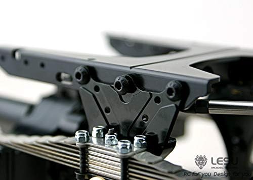 Lesu Metal Rear Suspension Set for 1/14 Tmy Rc Truck Axles Model Car