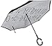 Produktbild Neunzig Prozent Mermaid zehn Prozent Dreamer Double Layer Inverted Regenschirm für Auto-Reverse-Folding den Kopf gestellt C-förmigen Hände - Leicht und Winddichtes & ndash; ideales Geschenk