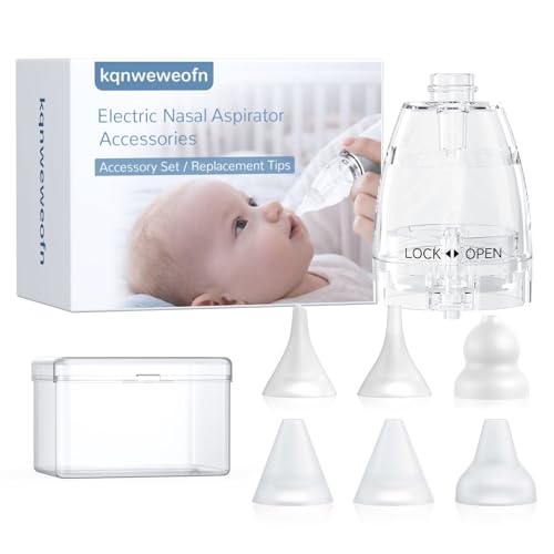 Nasal Aspirator Replacement Tips Compatible with GROWNSY X-Bosak Soft Silicone Baby Nose Suction Parts BPA-Free Accessories