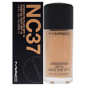 MAC Studio Fix Fluid SPF 15 – NC37 Foundation Women 1 oz