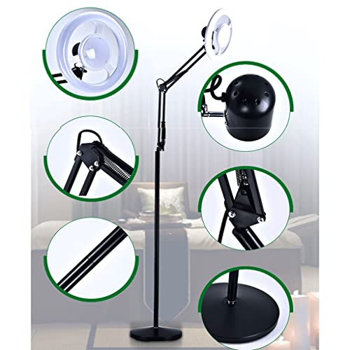 Lámpara de pie con brazo ajustable y 28W de potencia 6