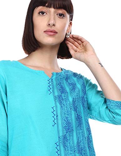 Image of Women's Cotton Regular Kurtas