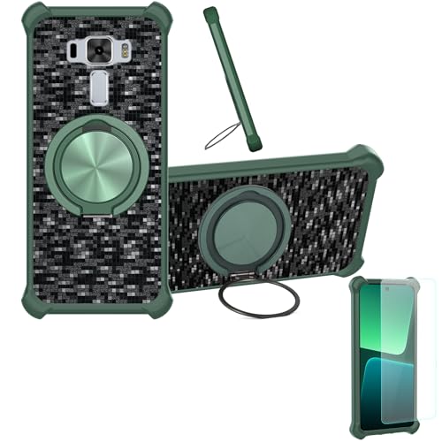 �Ή� Zenfone 3 Laser Zc551kl �P�[�X Phone Case [1�� 9H+�d�x���� �K���X�t�B����][360°��]���X�^���h�A�}�O�l�b�g��]CX-12-LV