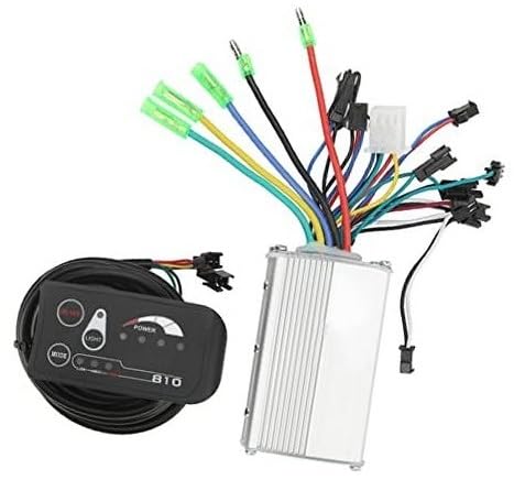 Clynex Kit de controlador de actualización de bicicletas eléctricas de 36 V, panel de metal de primera calidad con pantalla, for manillares de 22,5 mm, bicicletas plegables for scooters eléctricos DIY