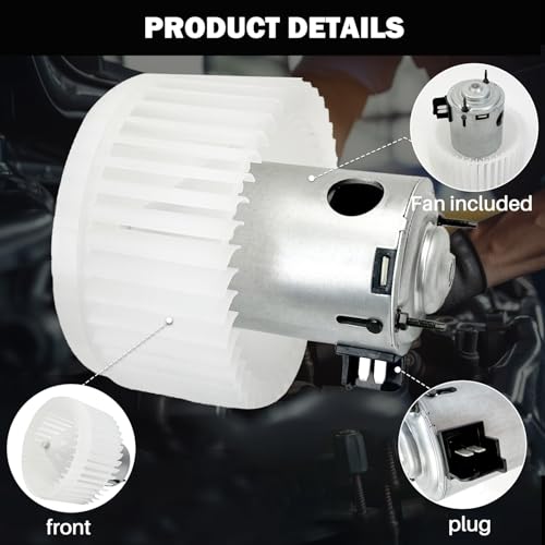 Image of 700184 AC Heater Blower Motor Fan Assembly Fit for Chevy Malibu 2008-2012, for Pontiac g6 2005-2010,for Saturn Aura 2007-2009 15863480