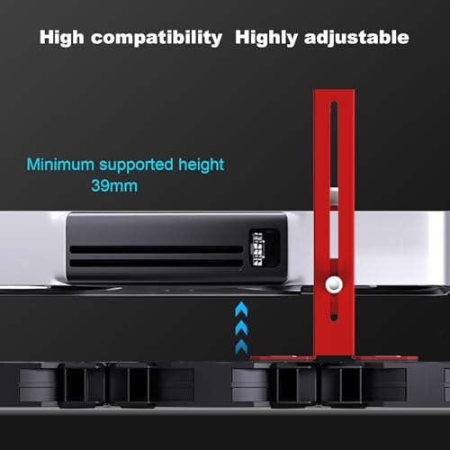 Soporte para GPU con imán ajustable antideslizante color rojo miniatura 4