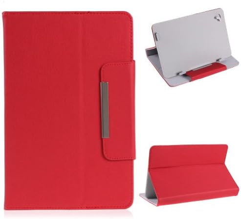 LEMO Universal Textured Faux Leather Folio Stand Flip Protection Guard Case Cover with Magnetic Closure for 9" inch Android Tablet PC