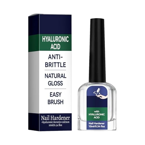Gentle & Effective Natural Nail Repair Solution - Repairs CrackedCuticles, Hyaluronic acid Anti-fracture natural luster, nail hardener Calcium, Fast Absorbing