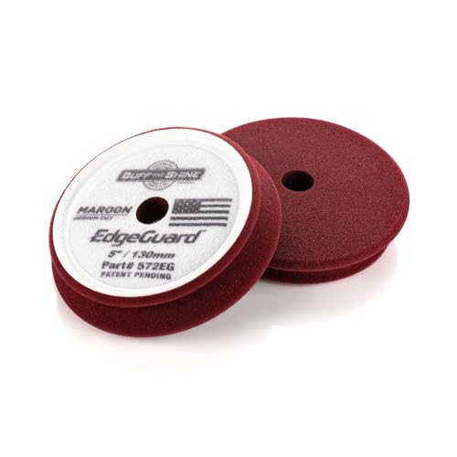 Buff and Shine - EdgeGuard Foam Buffing Pads - Maroon