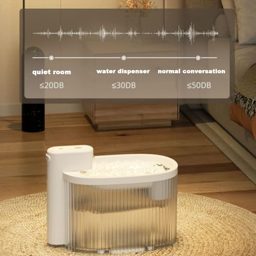 Fuente de agua inalámbrica para gato 2.5L con sensor miniatura 6