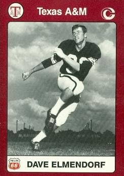 Sports Memorabilia Dave Elmendorf Football Card Texas A&M 1991 Collegiate Collection No.95