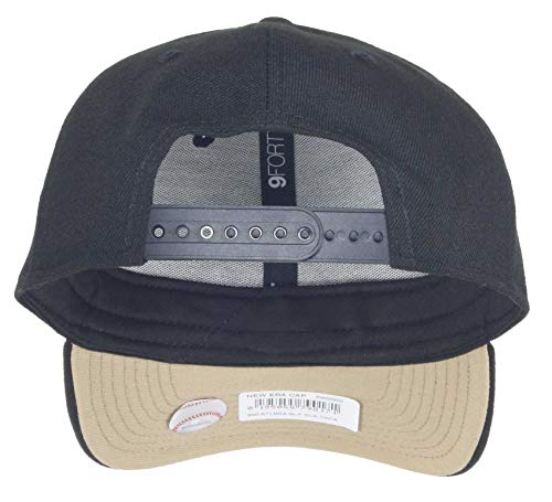 New Era Atlanta Braves 9forty Adjustable Snapback Cap MLB Essential Black/Beige - One-Size 2