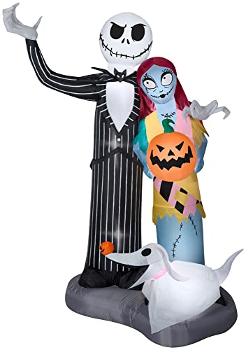 Gemmy Airblown Inflatable Nightmare Before Christmas Scene Disney 6 ft Tall Multi