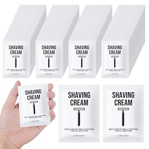 0.28fl oz Travel Shaving Cream Bulk,Disposable Shaving Cream in Bulk
