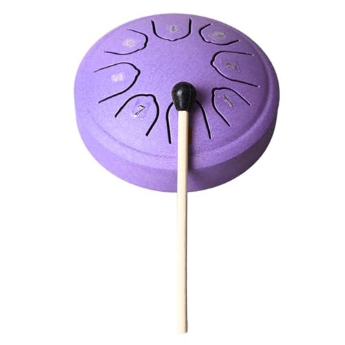 Tambor de lengua de acero 8 tonos C 4.5 pulg miniatura 6
