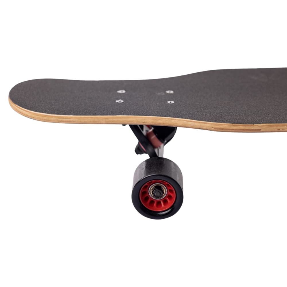TOKYO Longboard complet de 107 cm pour CRUISING , CARVING et DANCING en ville. Planche en érable, arbres en aluminium et roulements ABEC-9. Pour tous les niveaux, adolescents et adultes.