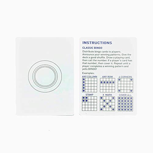 Yuanhe Colorful 2.5X3.5 Inch Bingo Calling Cards,Complete Deck Of 75 Numbers #TOP4