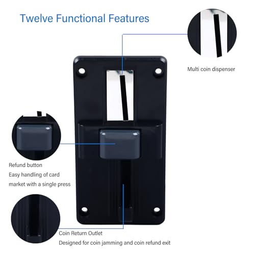Image of Multi Acceptor Coin Selector, with 6 Memory Type and Refund | For Gaming Vending Machine, For Washing Machine